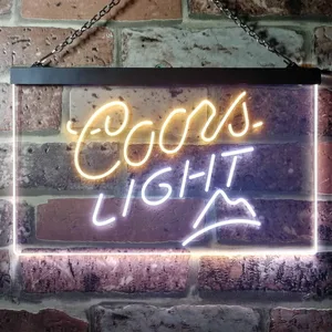Coors Light Small Mountain Neon-Like LED Sign