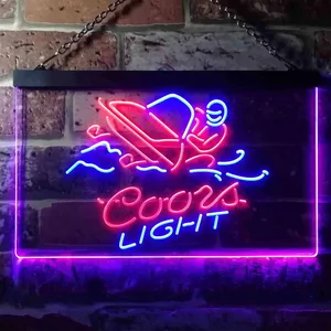 Coors Light Snowmobile Neon-Like LED Sign