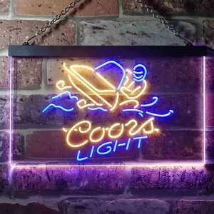 Coors Light Snowmobile Neon-Like LED Sign