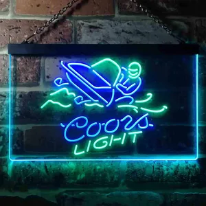 Coors Light Snowmobile Neon-Like LED Sign