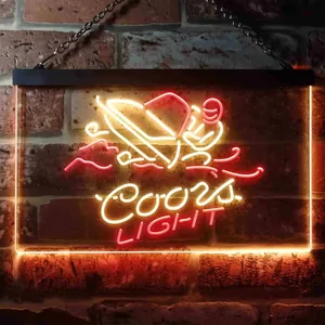 Coors Light Snowmobile Neon-Like LED Sign