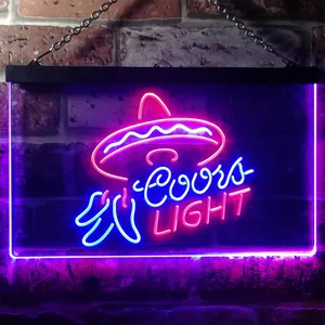 Coors Light Sumbrero Neon-Like LED Sign