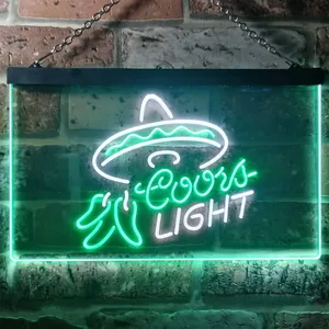 Coors Light Sumbrero Neon-Like LED Sign