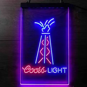 Coors Light Torch Neon-Like LED Sign