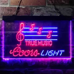 Coors Light - True Music Neon-Like LED Sign