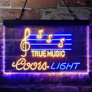 Coors Light - True Music Neon-Like LED Sign