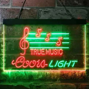 Coors Light - True Music Neon-Like LED Sign