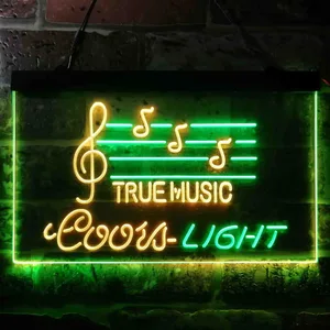 Coors Light - True Music Neon-Like LED Sign