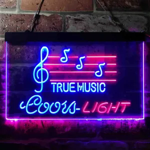 Coors Light - True Music Neon-Like LED Sign