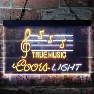 Coors Light - True Music Neon-Like LED Sign