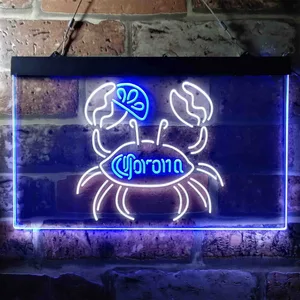 Corona Crab Neon-Like LED Sign
