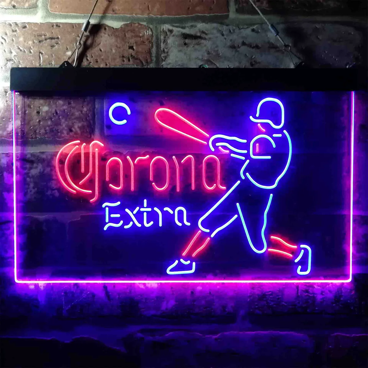 Corona Extra Baseball Neon-Like LED Sign