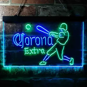 Corona Extra Baseball Neon-Like LED Sign