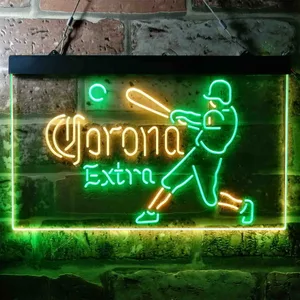 Corona Extra Baseball Neon-Like LED Sign