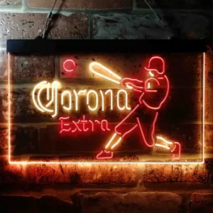 Corona Extra Baseball Neon-Like LED Sign