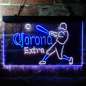 Corona Extra Baseball Neon-Like LED Sign