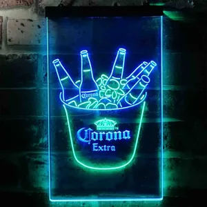 Corona Extra Ice Bucket Beer Neon-Like LED Sign