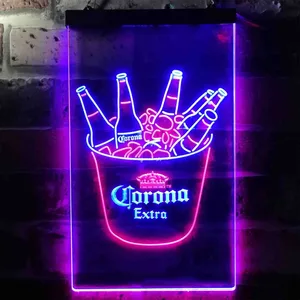 Corona Extra Ice Bucket Beer Neon-Like LED Sign