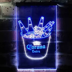 Corona Extra Ice Bucket Beer Neon-Like LED Sign