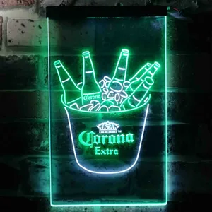 Corona Extra Ice Bucket Beer Neon-Like LED Sign