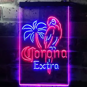 Corona Extra - Parrot Neon-Like LED Sign