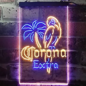 Corona Extra - Parrot Neon-Like LED Sign