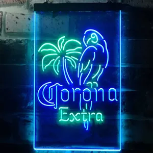 Corona Extra - Parrot Neon-Like LED Sign