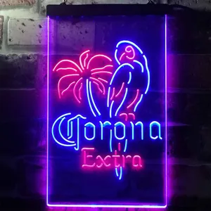 Corona Extra - Parrot Neon-Like LED Sign