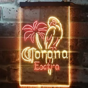 Corona Extra - Parrot Neon-Like LED Sign