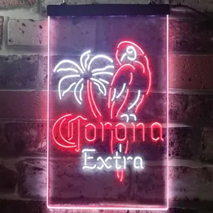 Corona Extra - Parrot Neon-Like LED Sign