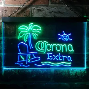 Corona Extra - Tropical Chair Neon-Like LED Sign
