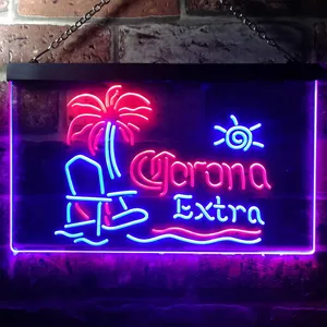 Corona Extra - Tropical Chair Neon-Like LED Sign