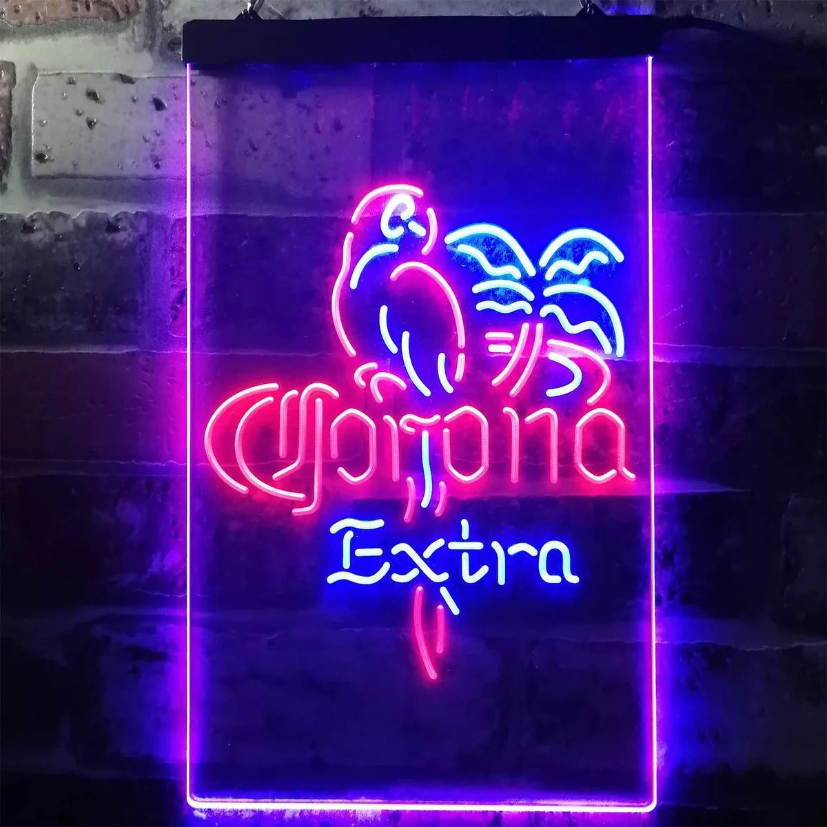Corona Extra - Tropical Parrot 1 Neon-Like LED Sign