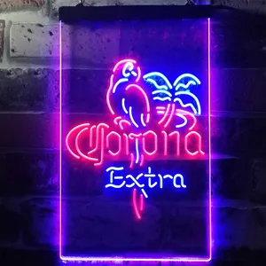 Corona Extra - Tropical Parrot 1 Neon-Like LED Sign
