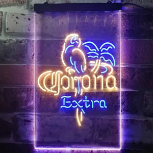Corona Extra - Tropical Parrot 1 Neon-Like LED Sign