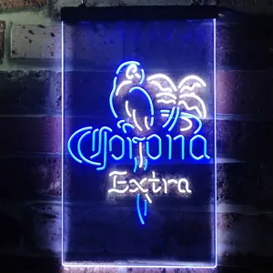 Corona Extra - Tropical Parrot 1 Neon-Like LED Sign