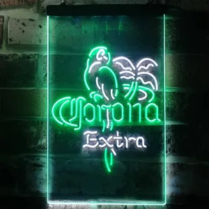 Corona Extra - Tropical Parrot 1 Neon-Like LED Sign