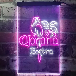Corona Extra - Tropical Parrot 1 Neon-Like LED Sign