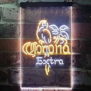 Corona Extra - Tropical Parrot 1 Neon-Like LED Sign