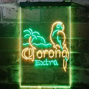 Corona Extra - Tropical Parrot 2 Neon-Like LED Sign