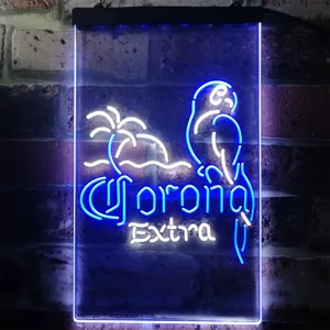 Corona Extra - Tropical Parrot 2 Neon-Like LED Sign