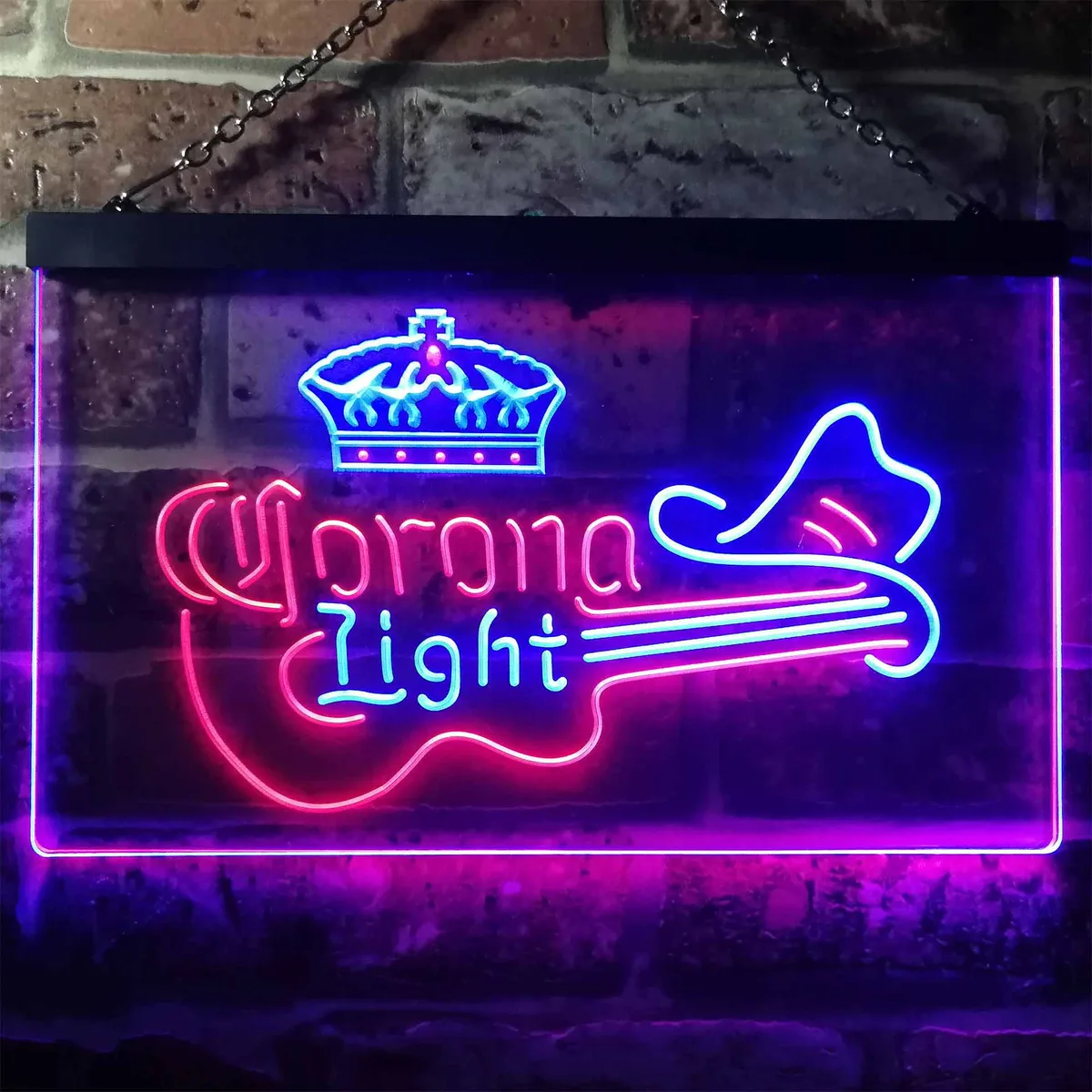 Corona Light - Guitar Neon-Like LED Sign
