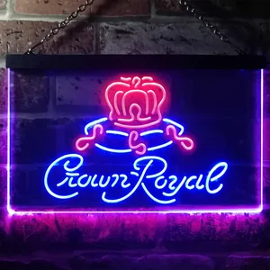 Crown Royal Logo 1 Neon-Like LED Sign
