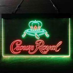 Crown Royal Logo 3 Neon-Like LED Sign