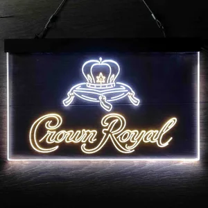 Crown Royal Logo 3 Neon-Like LED Sign