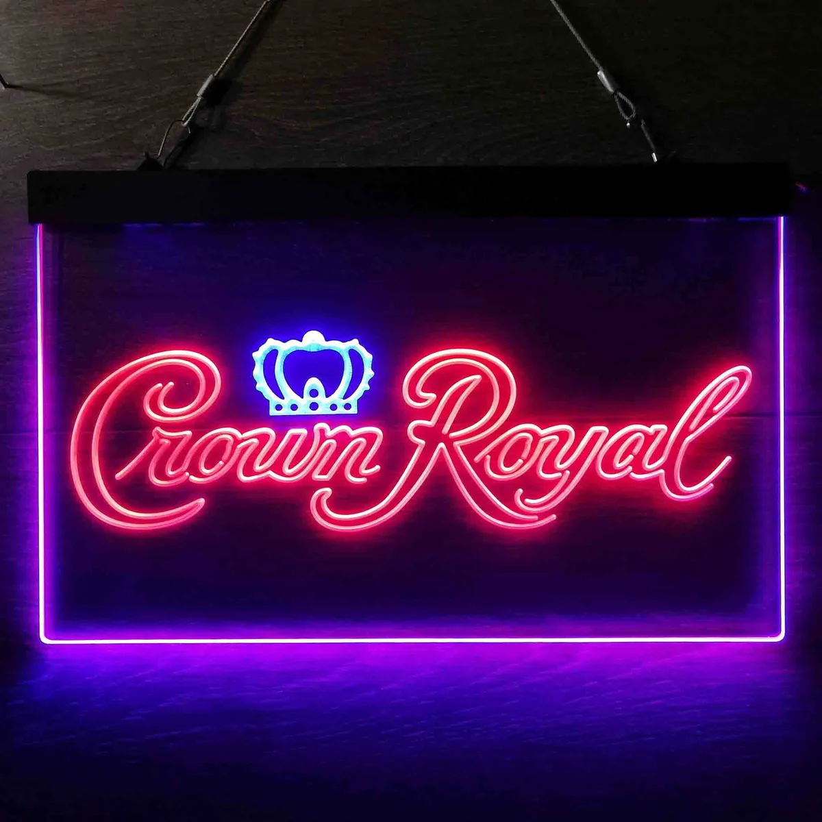 Crown Royal Logo Neon-Like LED Sign