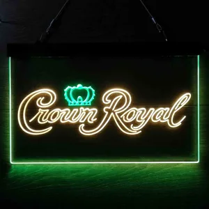 Crown Royal Logo Neon-Like LED Sign