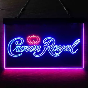 Crown Royal Logo Neon-Like LED Sign
