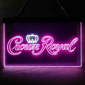 Crown Royal Logo Neon-Like LED Sign