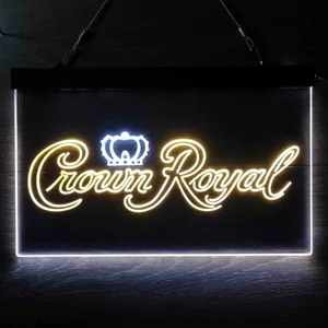 Crown Royal Logo Neon-Like LED Sign